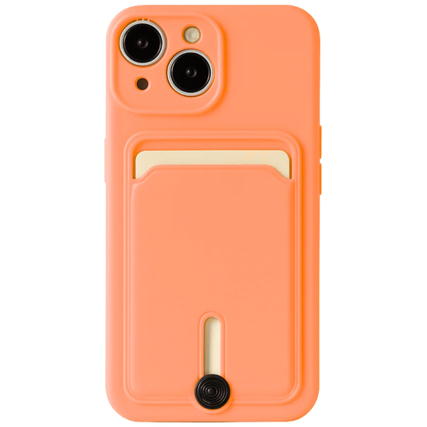 Coque Silicone avec Porte-Carte IPhone