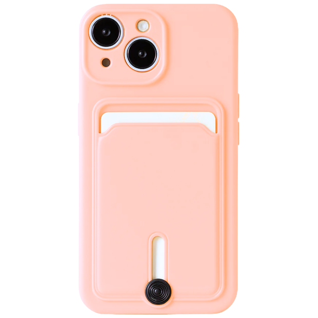 Coque Silicone avec Porte-Carte IPhone